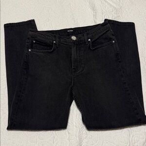 GRLFRND Karolina Black Denim jeans.